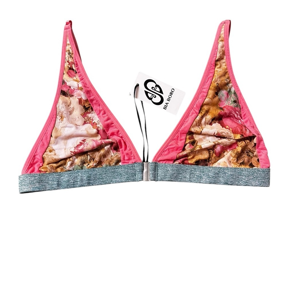 BIA BORO, NWT soft pink bra, large